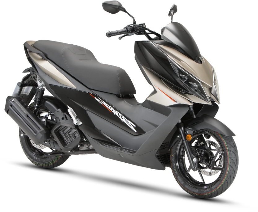 Zontes 125V vista tres cuartos